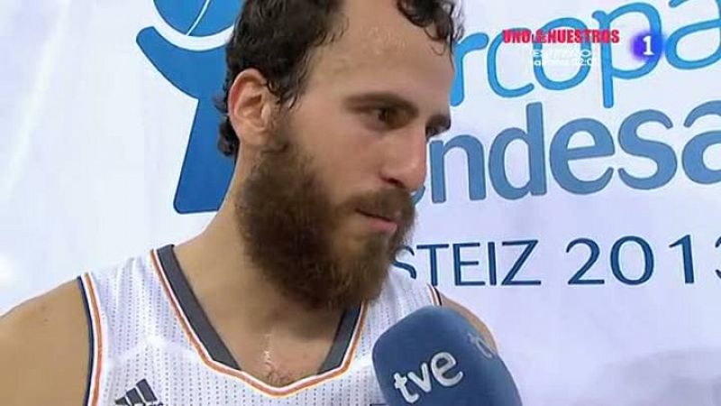 El jugador del Real Madrid Sergio Rodríguez se ha mostrado  satisfecho por la victoria abultada que su equipo logró en las  semifinales de la Supercopa ante el Bilbao Basket (100-61), equipo  que históricamente nunca se le ha dado bien a los blancos.