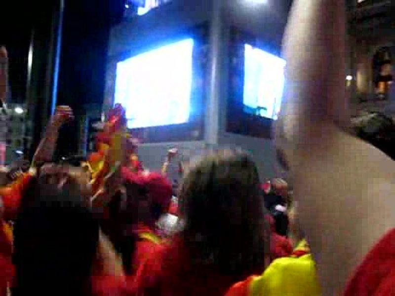 Celebrando la Eurocopa en Viena