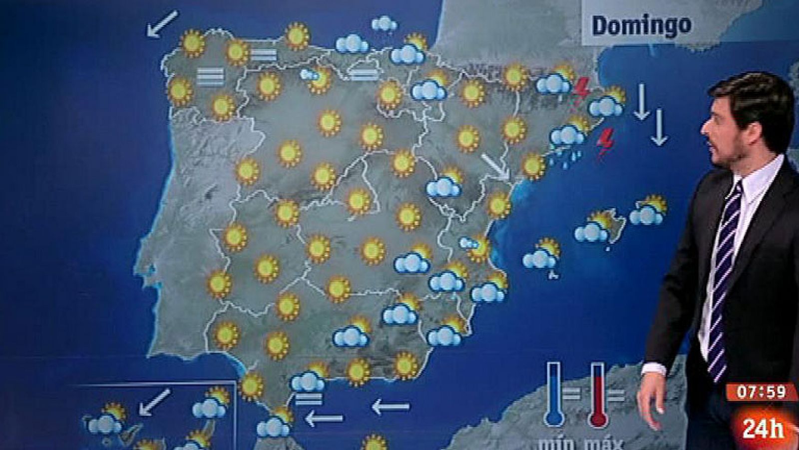 El tiempo: Nuboso en el este de Cataluña y Baleares, con posibilidad de tormentas | RTVE Play