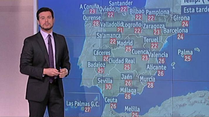 El tiempo - Sol en todo el país al remitir las tormentas en el este