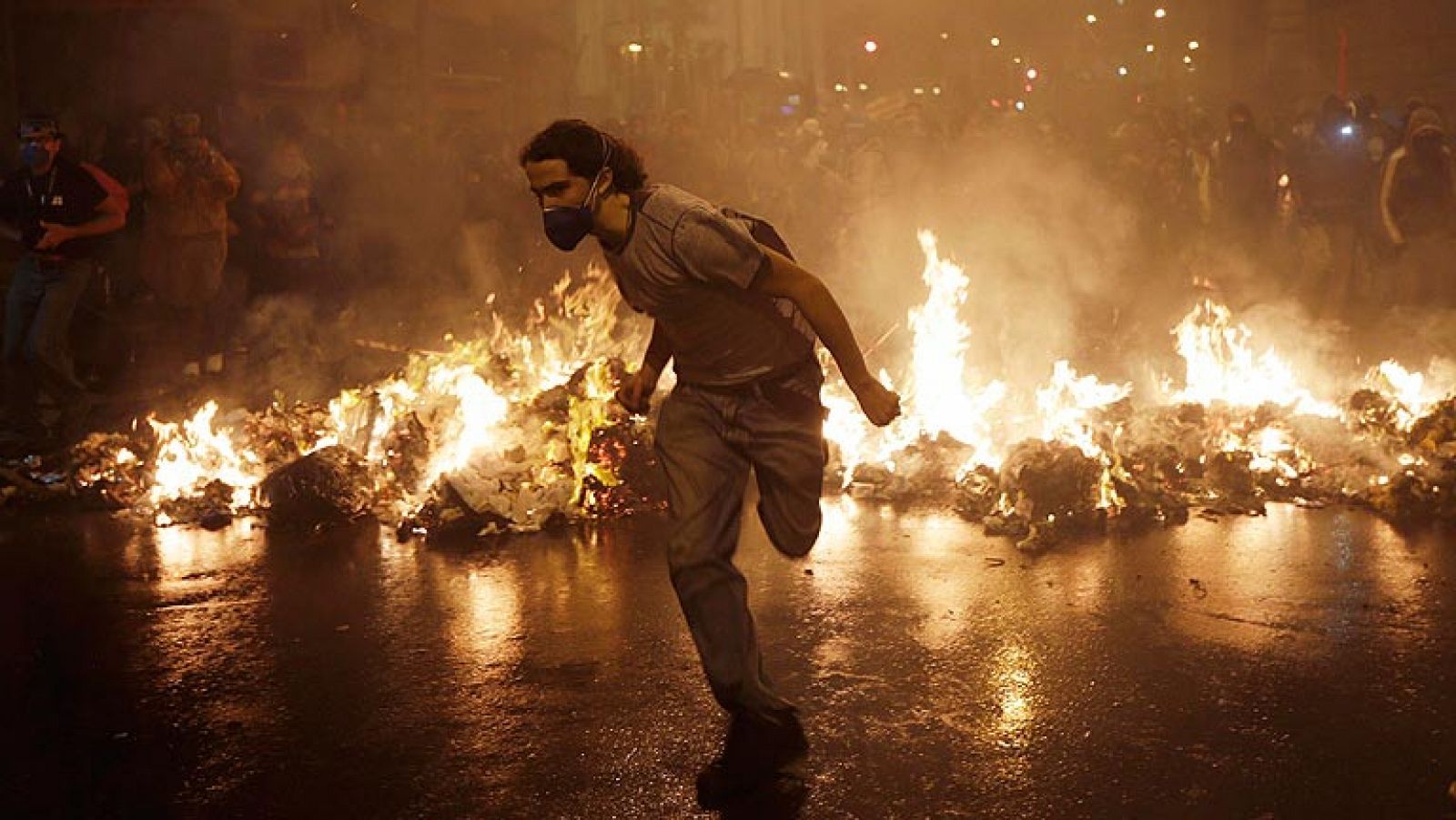 Incidentes en Brasil tras una manifestación pacífica de profesores en huelga