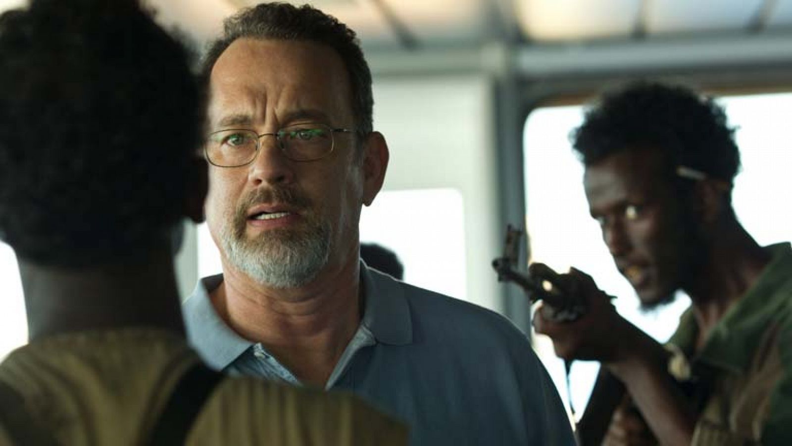 Tom Hanks, secuestrado por piratas somalíes en la película 'Capitán Phillips'