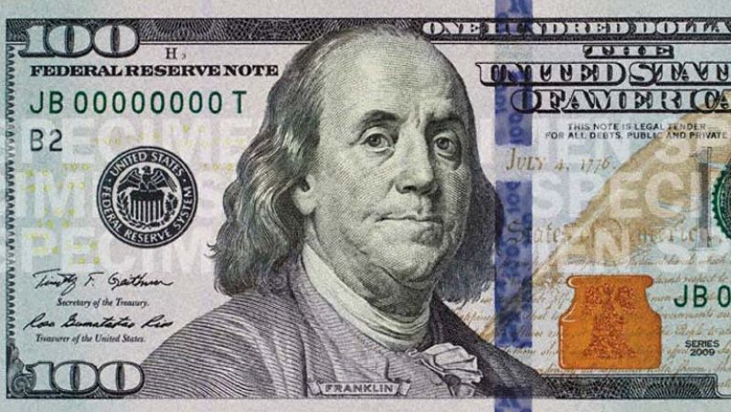 Estados Unidos, estrena nuevo billete de 100 dólares