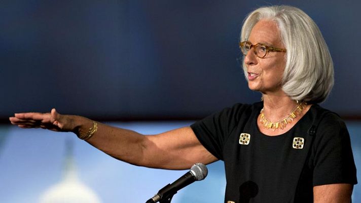 Telediario 1 - El FMI mejora previsiones de España