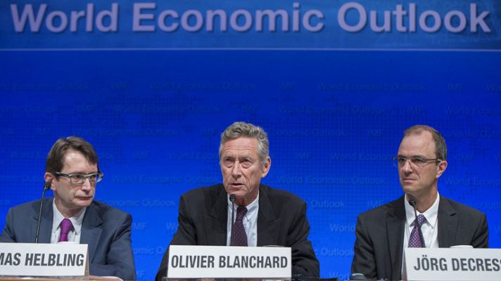 Telediario 1 - El FMI mejora ligeramente sus previsiones de crecimiento para España en 2013 y 2014