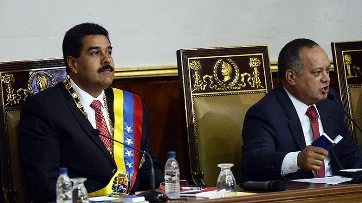 Telediario 1 - Maduro pide poderes especiales