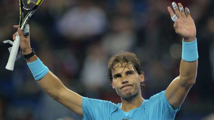 Telediario 1 - Nadal estrena su número uno ganando a Dolgopolov