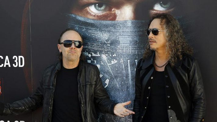 Metallica presenta su película 'Through the never' en Madrid