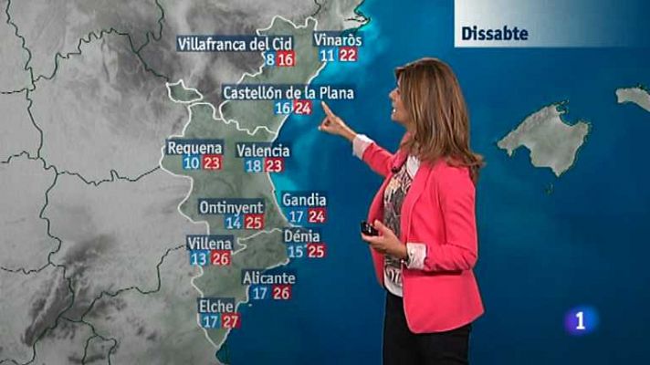 L'informatiu - Comunitat Valenciana - El tiempo en la Comunidad Valenciana - 11/10/13