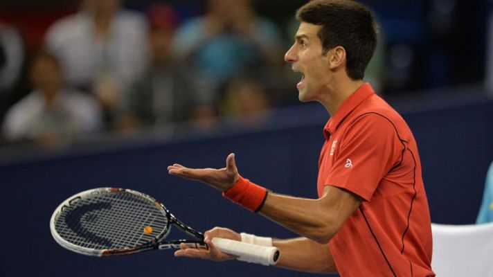 Enfado monumental de Djokovic en la semifinal de Shanghái