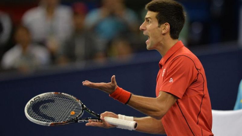 Enfado monumental de Djokovic en la semifinal de Shanghái 