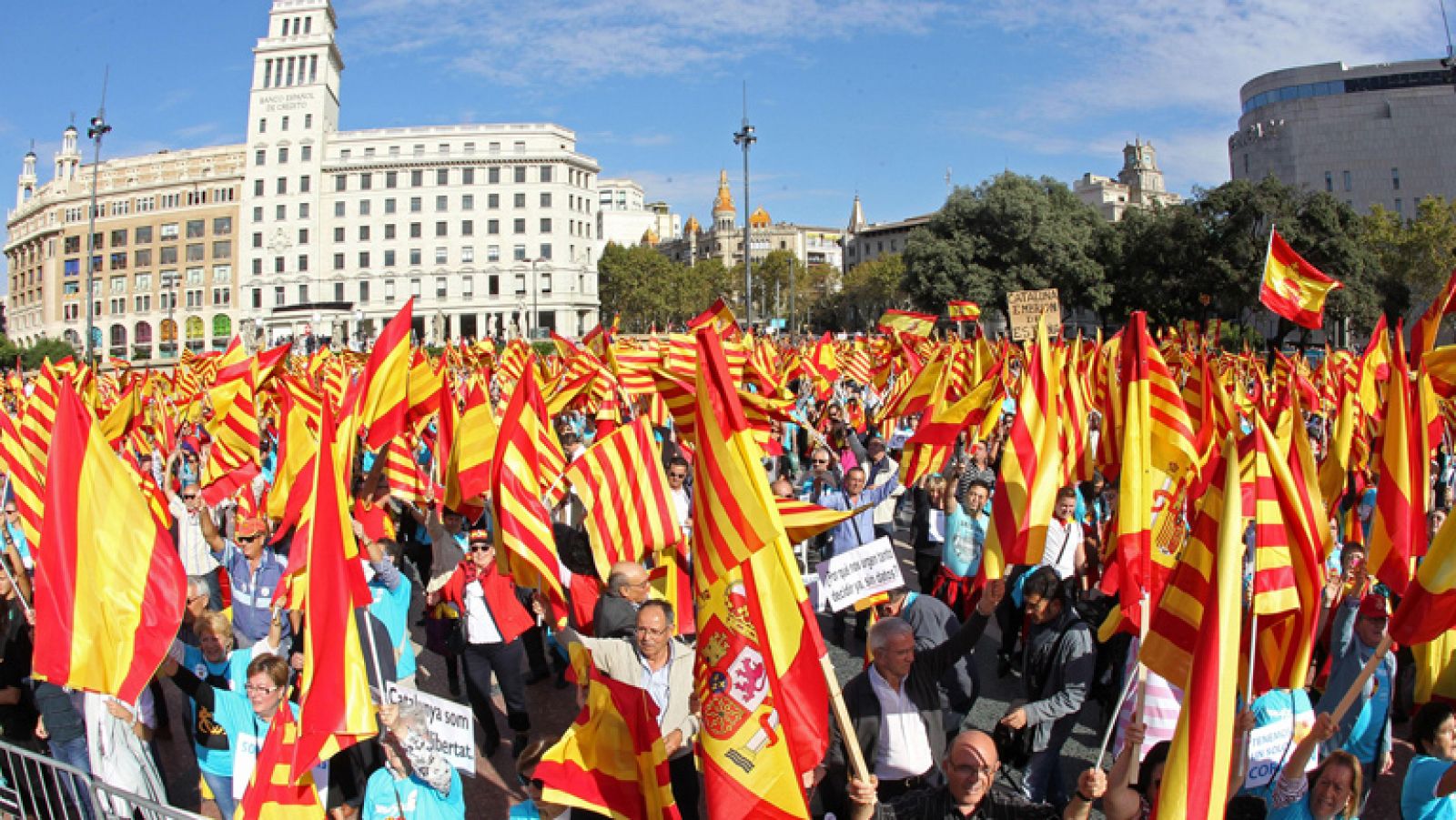 Telediario 1: Despierta la Cataluña silenciosa | RTVE Play