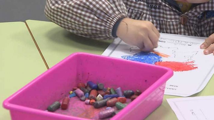 Telediario 1 - Estrés entre los más pequeños