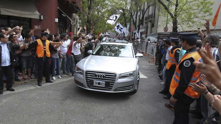 Telediario 1 - Cristina Fernández deja el hospital