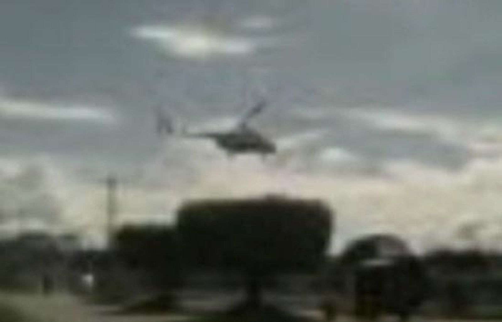 El helicóptero que ha rescatado Ingrid Betancourt y otros 14 secuestrados