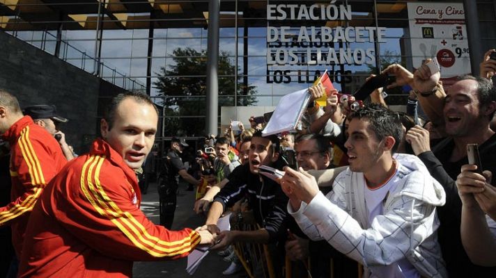 Albacete se rinde a Andrés Iniesta