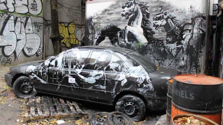Telediario 1 - "Banksy's" a cuarenta euros