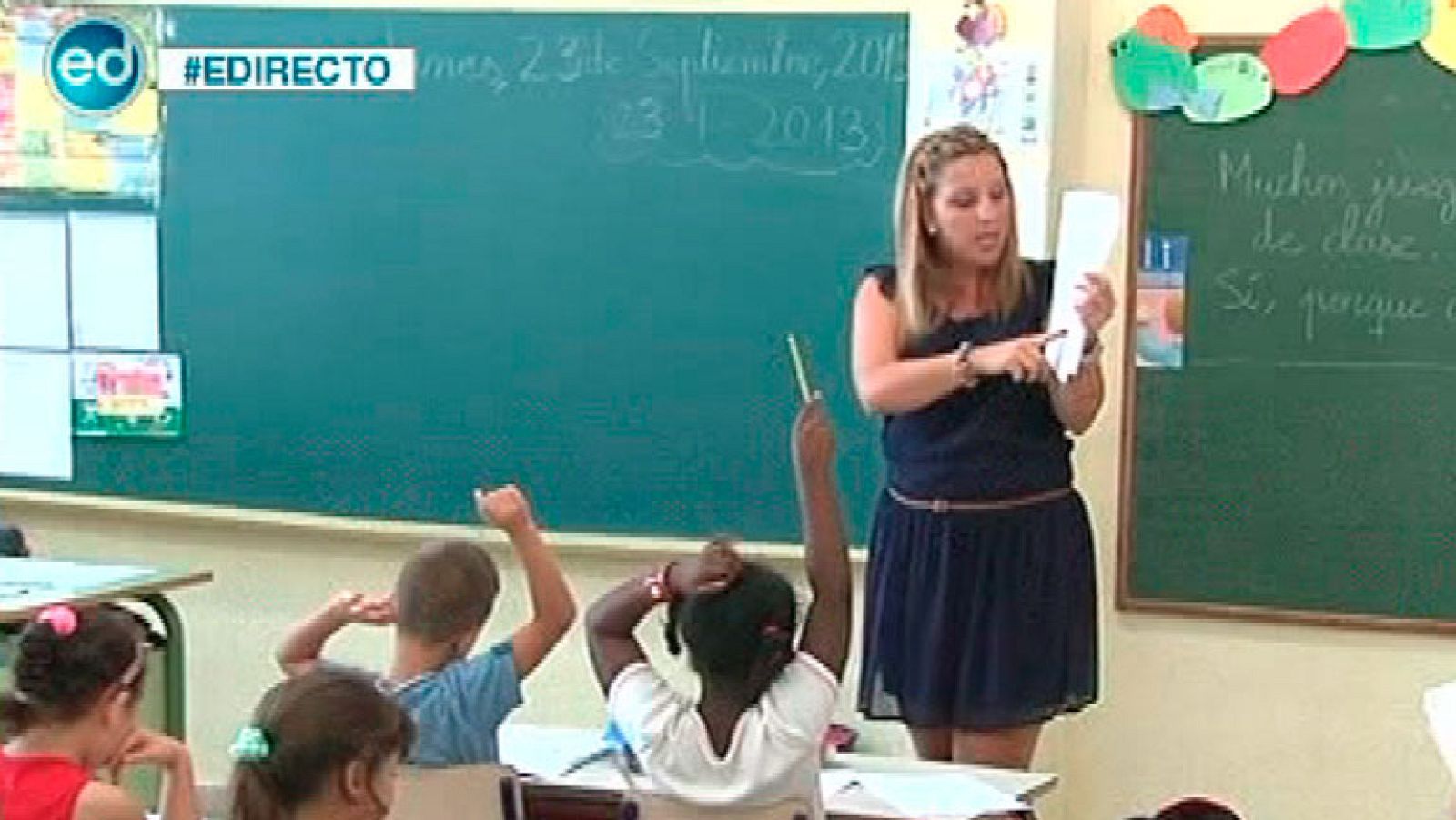 España Directo- Al colegio ¡sin libros!