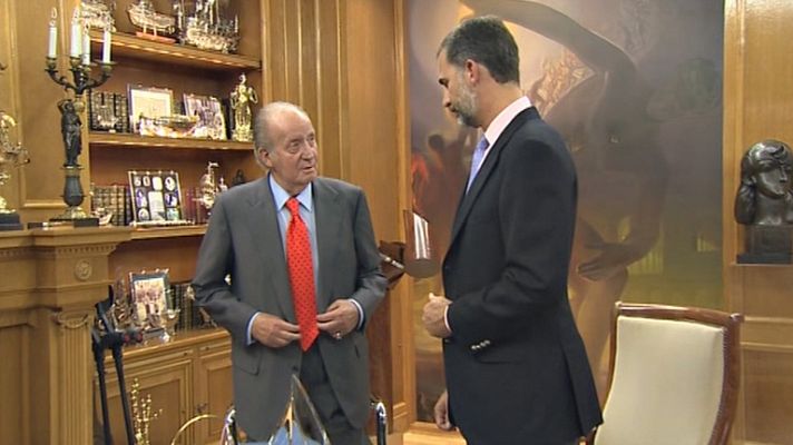  - Primera aparición pública del rey Juan Carlos tras su operación