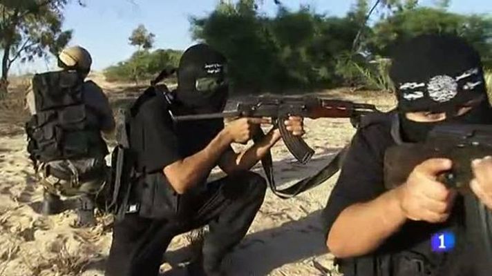 Entrenamiento en milicias de Gaza