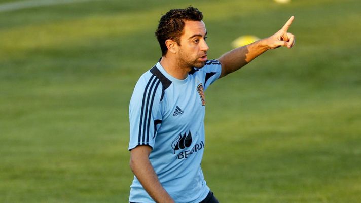 Telediario 1 - Xavi: "Neymar no hace teatro"