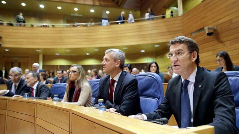 Núñez Feijóo anuncia una rebaja de medio punto en el tramo autonómico del IRPF, en Galicia 