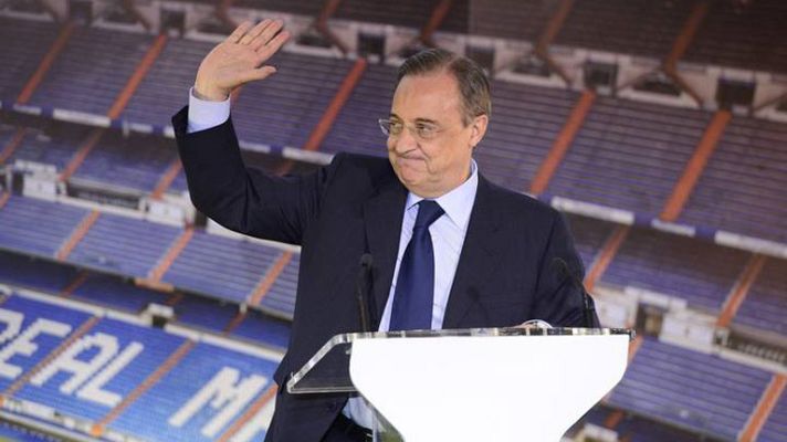 Telediario 1 - Florentino niega la hernia de Bale