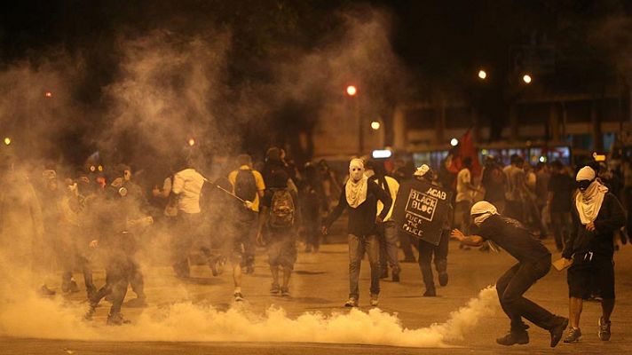 Manifestación en Brasil 