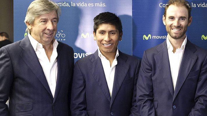 Telediario 1 - Movistar seguirá tres años más en el pelotón