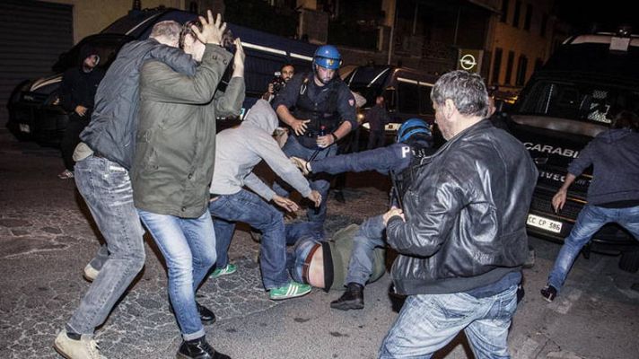 Telediario 1 - Disturbios por un criminal nazi