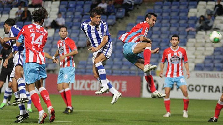 El Recre avanza en Copa, de la que se cae el Deportivo