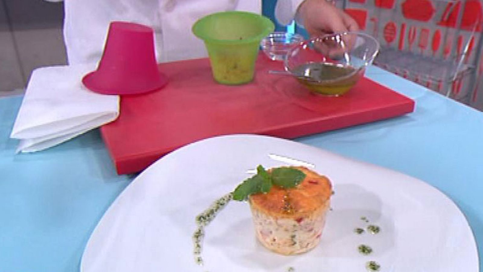 Flan salado de huevo