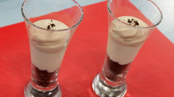 Mousse de café con mascarpone