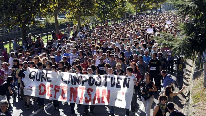 Los trabajadores de Fagor exigen en Mondragón un plan de viabilidad para la cooperativa