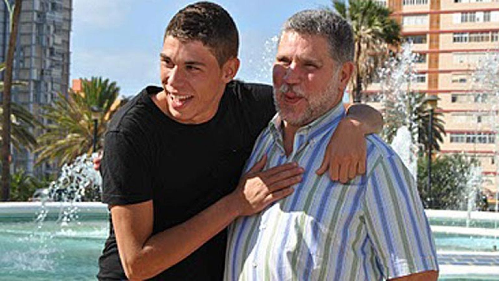 El seguidor más especial del portero de la U.D. Las Palmas