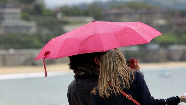 Lluvia en Galicia y Pirineos 