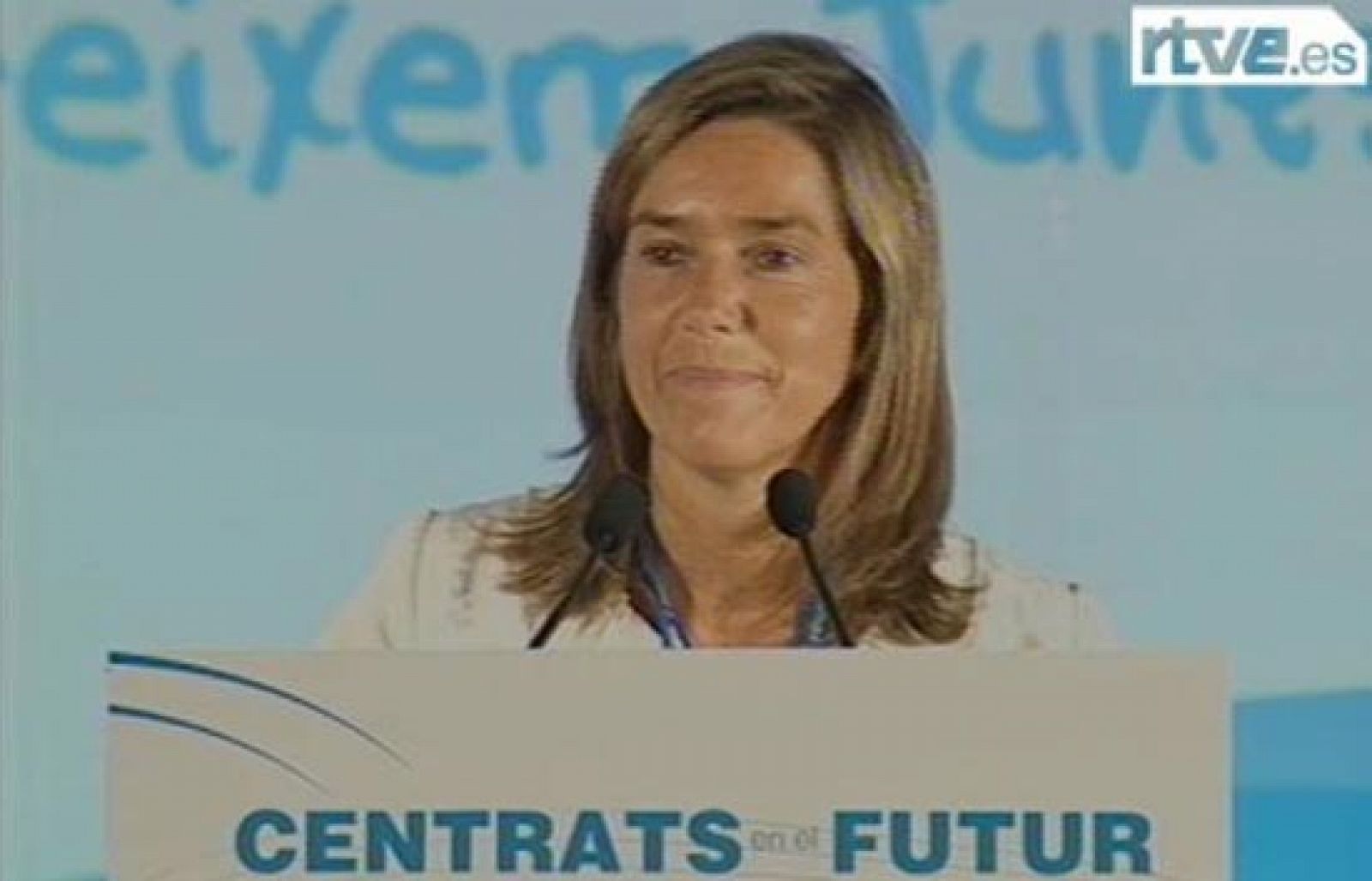 La vicesecretaria del PP, Ana Mato, ha recibido pitos y silbidos en el Congreso del PP catalán