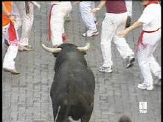 Primer encierro de los Sanfermines 