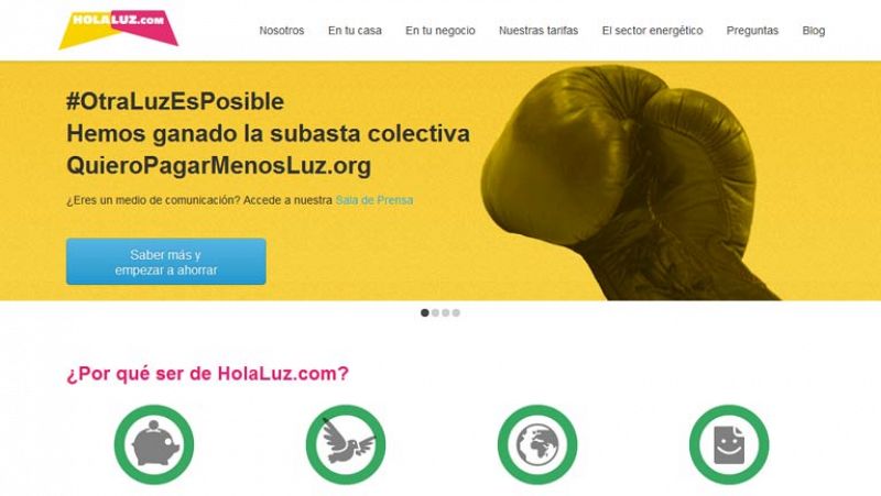 HolaLuz.com gana la subasta de luz de la OCU
