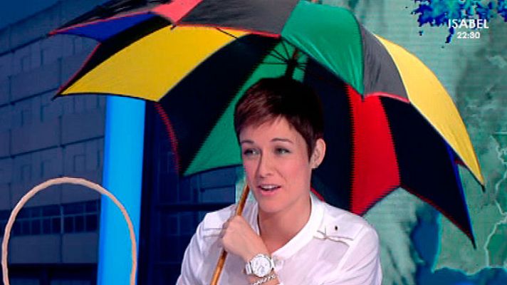 España Directo - Paraguas, chubasquero..¡y piedras!