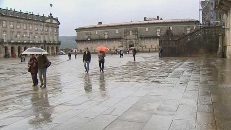 Precipitaciones con viento fuerte en el norte y oeste peninsular