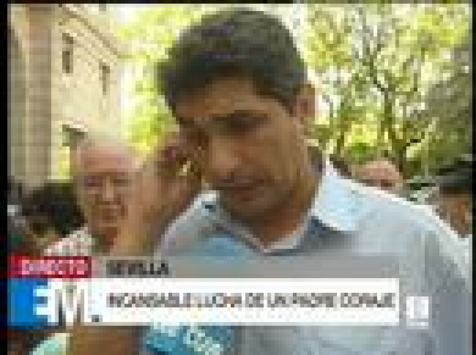 Juan José Cortés, padre de la niña asesinada, ha sido entrevistado durante la concentración en el programa 'Esta Mañana' de TVE