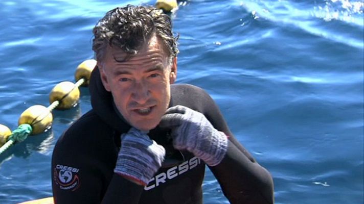 España a ras de cielo - Francis nada entre atunes