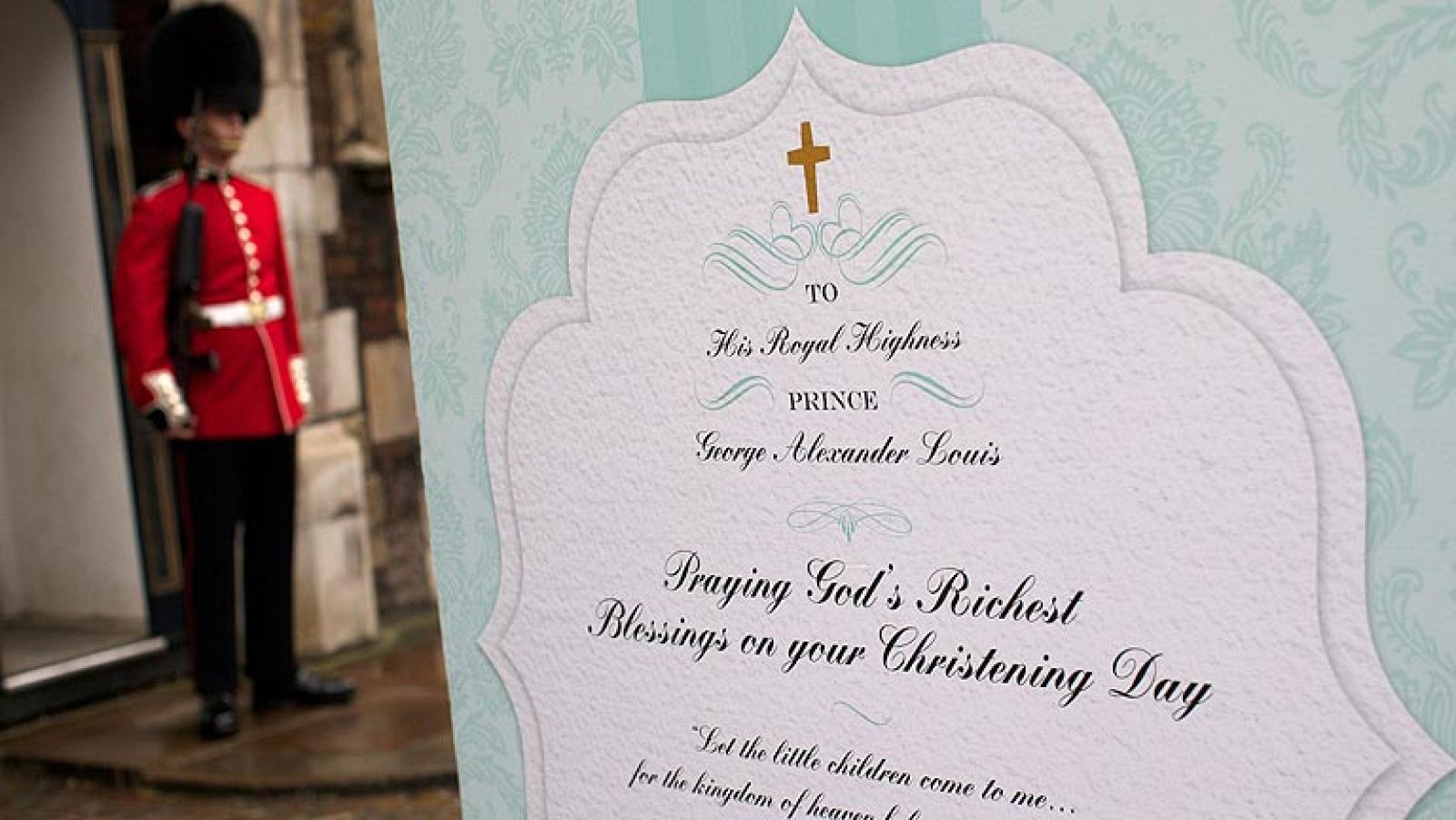 Todo preparado para el bautizo del hijo de los duques de Cambridge