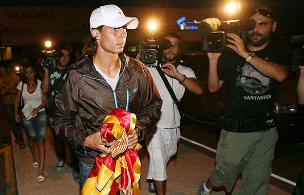  - Rafa Nadal llega a Mallorca