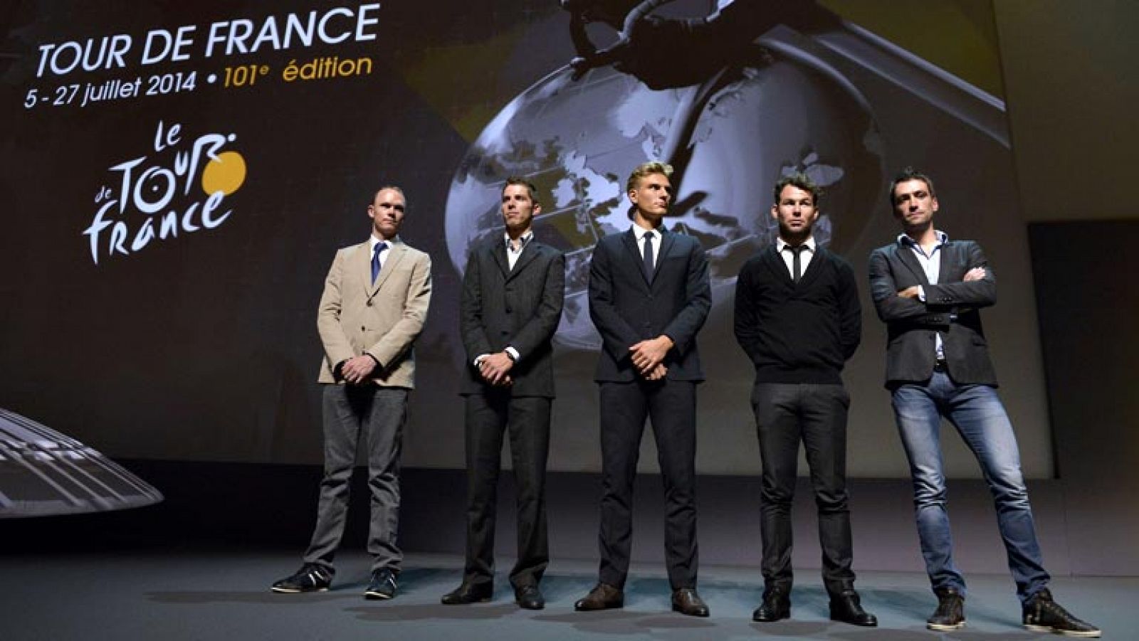 Telediario 1: Contador y Froome huyen de los favoritismos en la presentación del Tour 2014 | RTVE Play