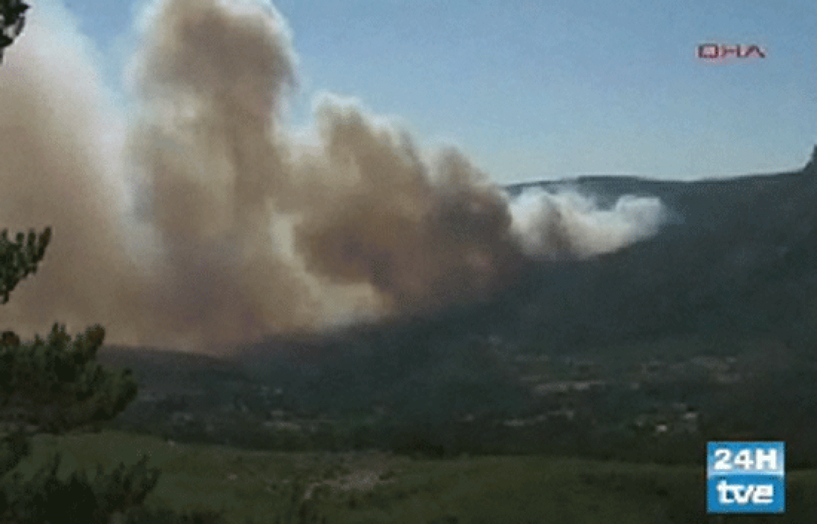 Un incendio forestal en Turquia casusa 2 muertos y 40 heridos | Ver