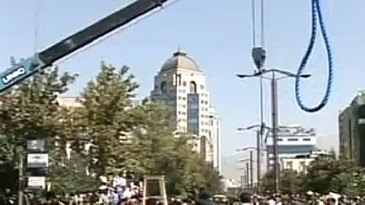 Telediario 1 - Irán suspende condena a horca