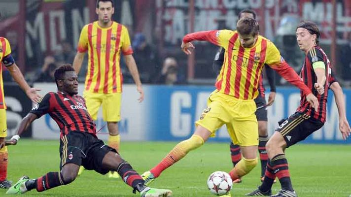 Telediario 1 - El Barça prepara el clásico con la duda de Piqué