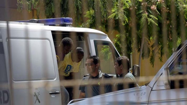 Telediario 1 - La inmigración en la cumbre europea